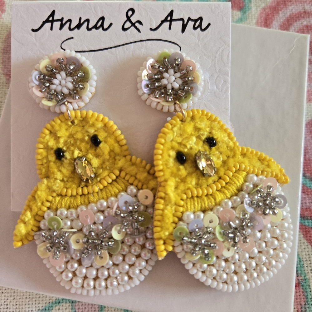 Easter Chick Earrings